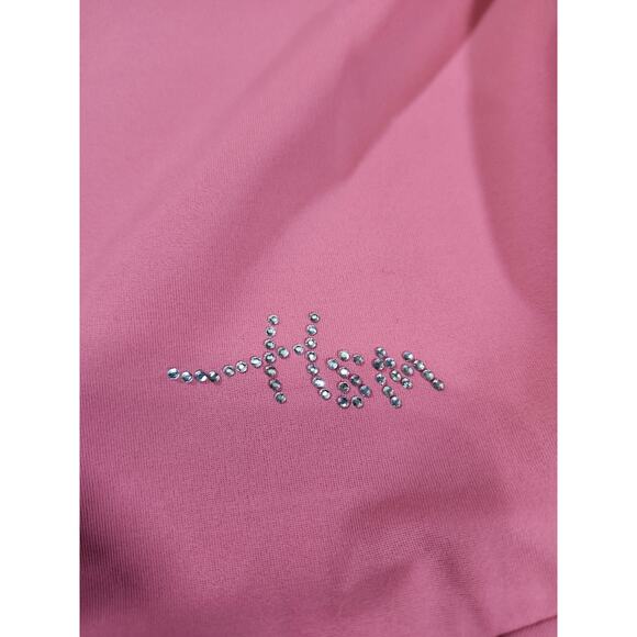 Hasema Modest Swim Dress Size 8/10 Pudra Pink Layered Flounce Hem Conservative - Picture 5 of 8